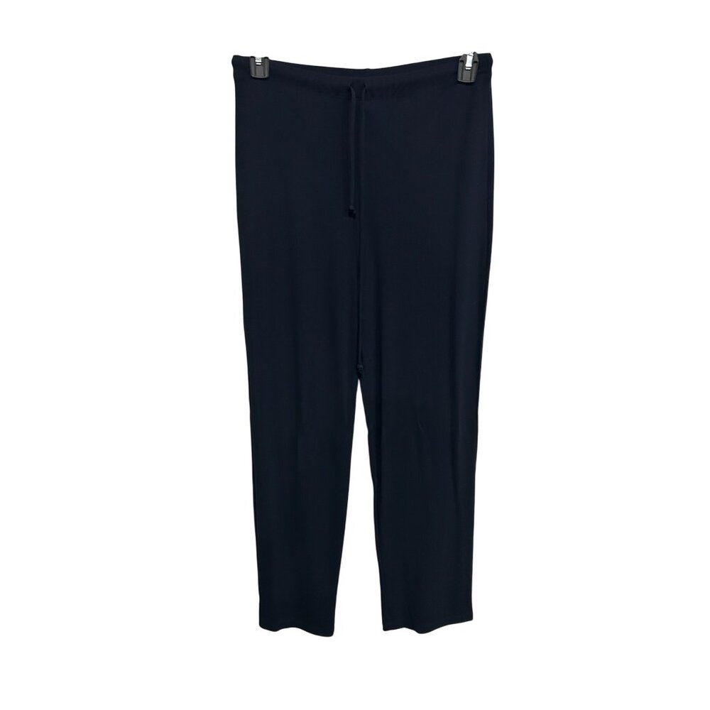 Spenser Jeremy Navy Blue Lightweight Drawstring Wide Leg Pants Size L Comfy